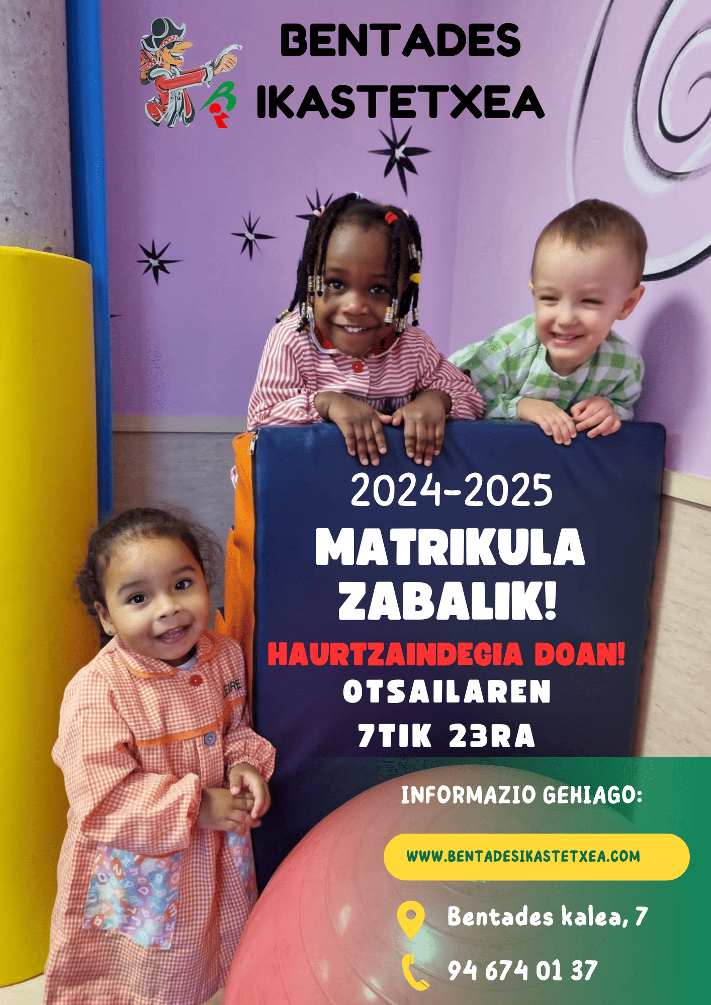 ABIERTAS LAS PREMATRÍCULAS DEL CURSO ESCOLAR 2024/2025.